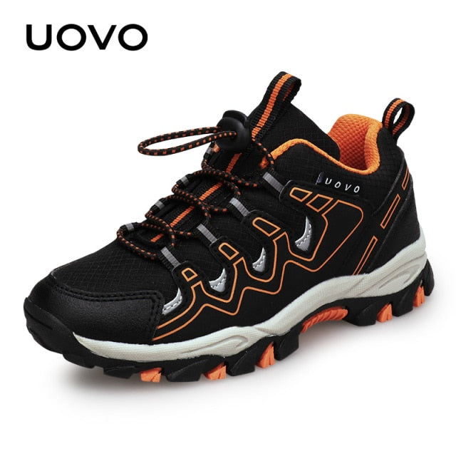 UOVO New Boys Girls Sports Children Footwear Kids Hiking Shoes