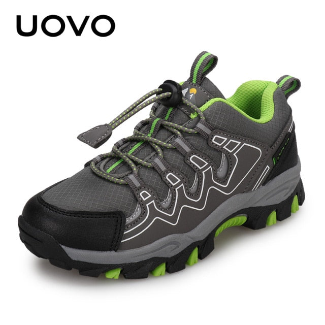 UOVO New Boys Girls Sports Children Footwear Kids Hiking Shoes