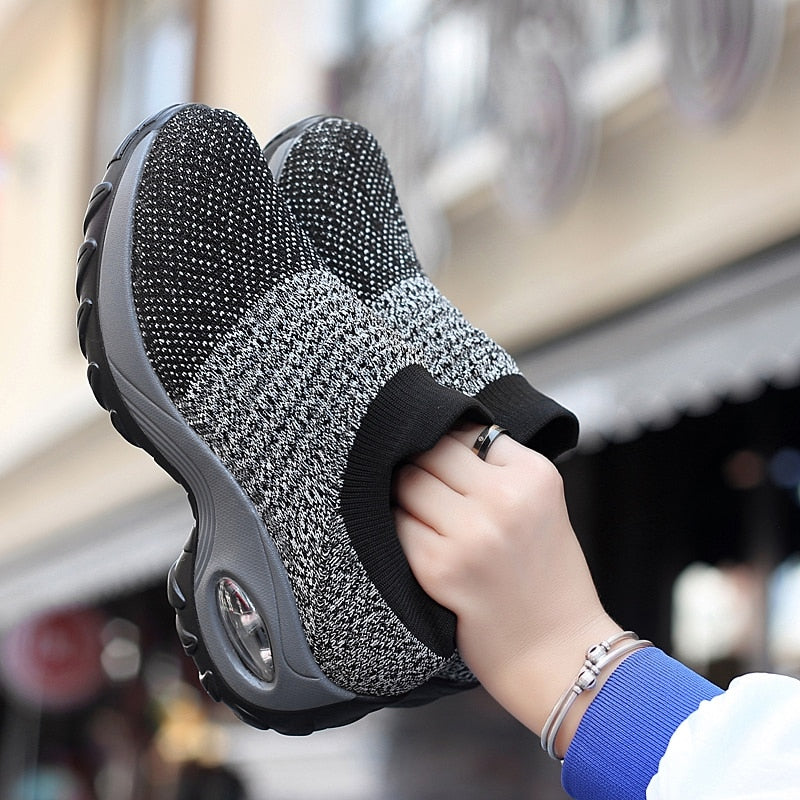 Women's Casual Shoes Chunky Sneakers Platform Walking Shoes