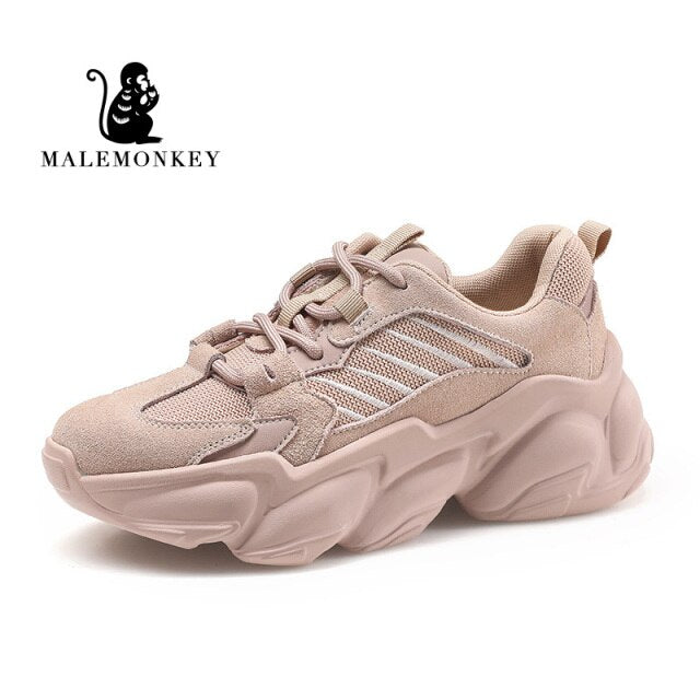 Branded Platform Sneakers Sport Shoes Women Spring Thick Sole Sneakers