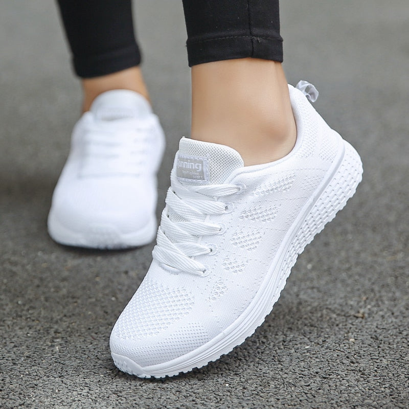 Sport Running Shoes Women Air Mesh Breathable Walking Sneakers