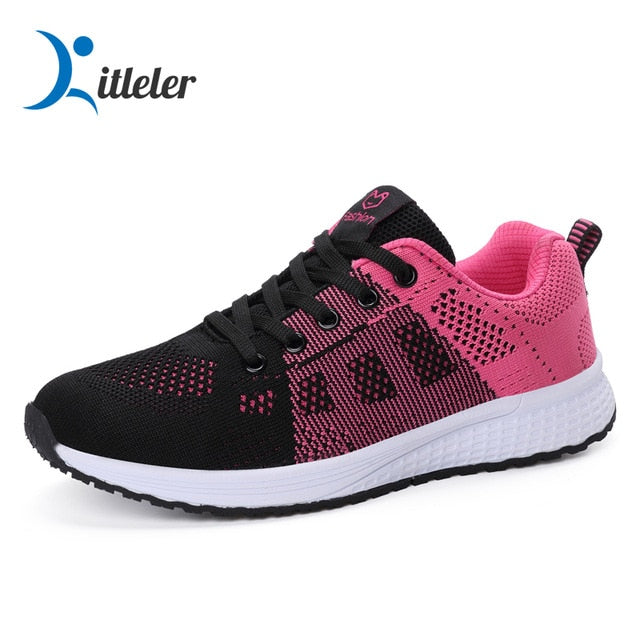 Sport Running Shoes Women Air Mesh Breathable Walking Sneakers