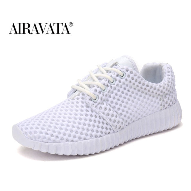 Comfortable Breathable Lace-up Mesh Couples Shoes for Sports