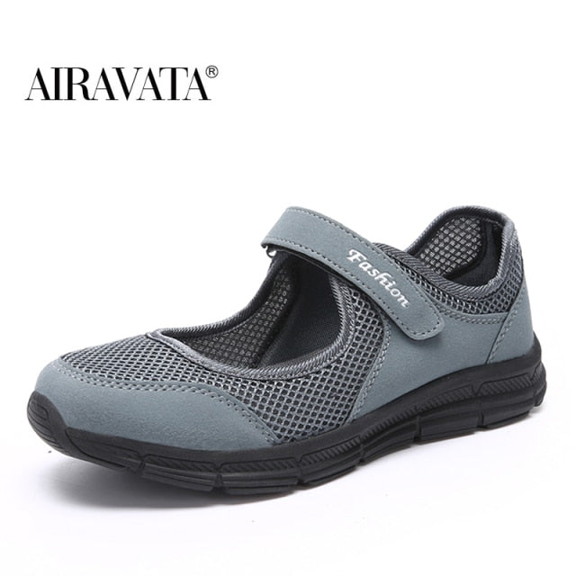 Summer Breathable Women Sneakers Healthy Walking Mary Jane Shoes Sporty