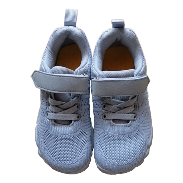 Kids Flexible Barefoot Shoes Children Flat Breathable Mesh Sports Shoes