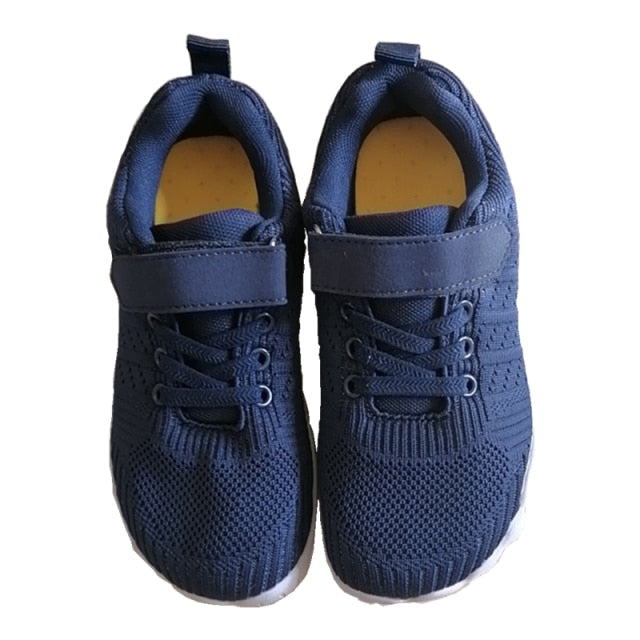 Kids Flexible Barefoot Shoes Children Flat Breathable Mesh Sports Shoes