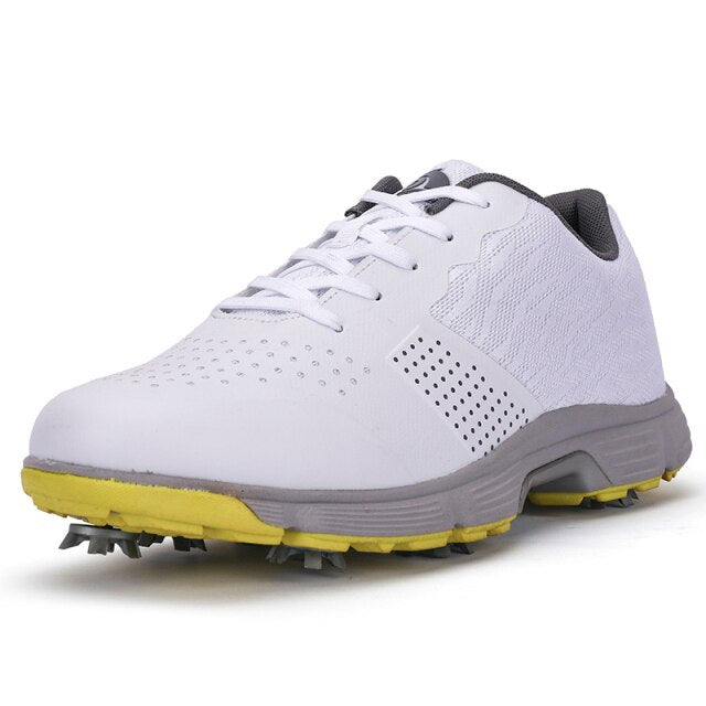 Men Spikes Golf Shoes Summer Spring Mesh Golf Sneakers