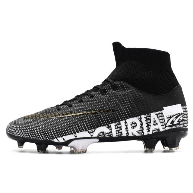 Hot Sale Turf Soccer Shoes Men High Ankle Training Soccer Boots