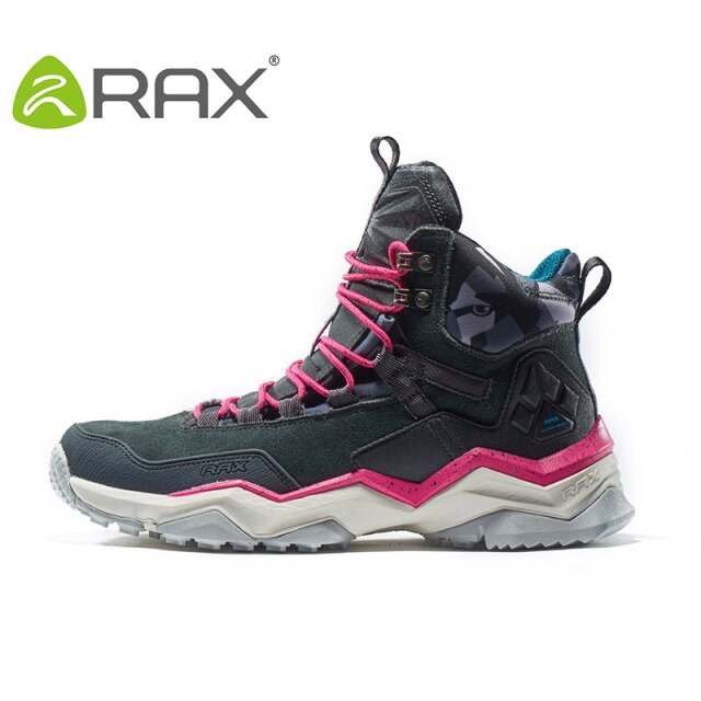 RAX Women Hiking Boots Waterproof Trekking Shoes Mountain Climbing