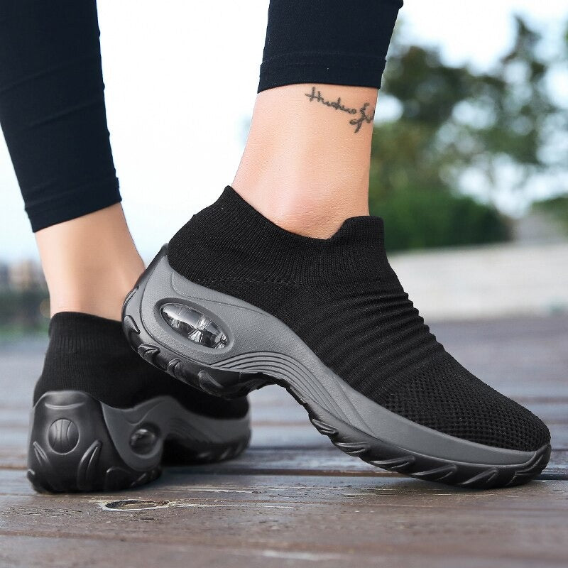Sneakers Women Tennis Shoes Light Air Cushion Walking Footwear